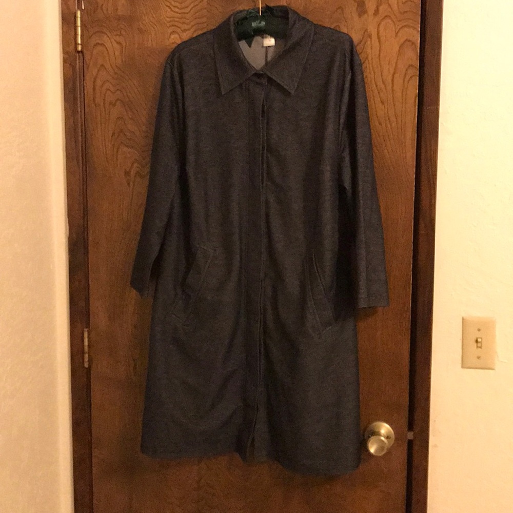 Plus Sized Denim Shirt Dress